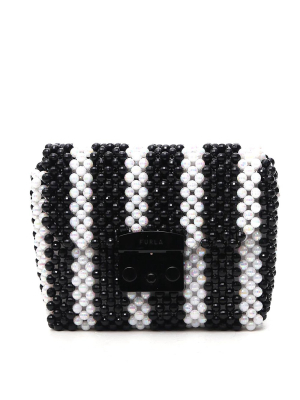 Furla Metropolis Embellished Mini Crossbody Bag