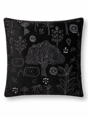 Loloi Justina Blakeney Pillow - Black