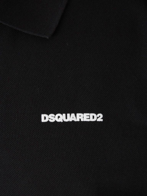 Dsquared2 Logo Embroidered Polo Shirt