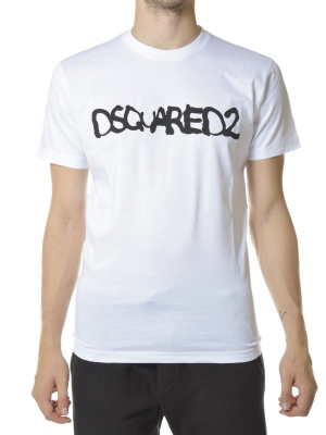 Dsquared2 Logo Printed Crewneck T-shirt