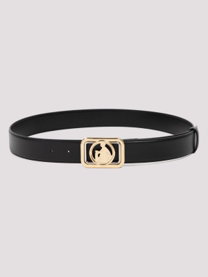 Lanvin Logo Buckle Belt