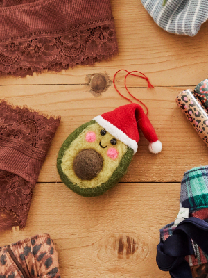 Sass & Belle Felt Ornament - Avocado