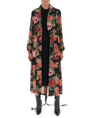 Junya Watanabe Double Layer Floral Print Dress