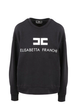 Elisabetta Franchi Logo Printed Sweatshirt