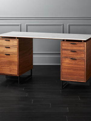 Fullerton Modular Desk With 2 Drawers