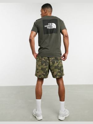 The North Face Red Box T-shirt In Green