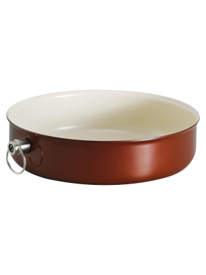 Tramontina Style Ceramica 9.5" Aluminum Baking Dish - Metallic Copper