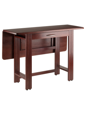 Taylor Drop Leaf Table Walnut - Winsome