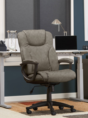 Style Hannah Office Chair Harvard Gray - Serta