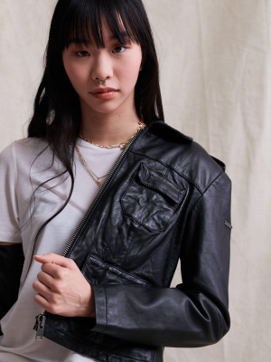 Angelina Harrington Leather Jacket
