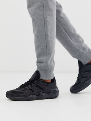 Adidas Originals Yung Fyw Salvation Sneakers In Triple Black