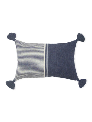 Pais Textil Blue Block Cierre Alpaca Pillow Cover