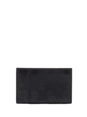 Alexander Mcqueen Skull Print Cardholder