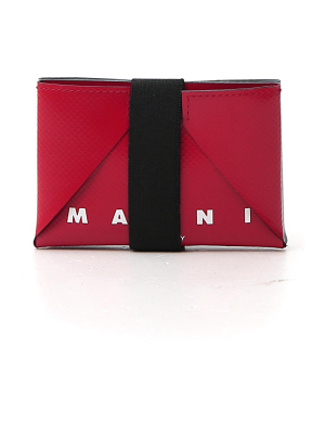 Marni Origami Two-tone Cardholder