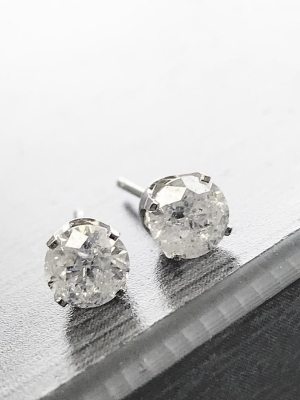 Pompeii3 1 Cttw Diamond Studs 14k White Gold