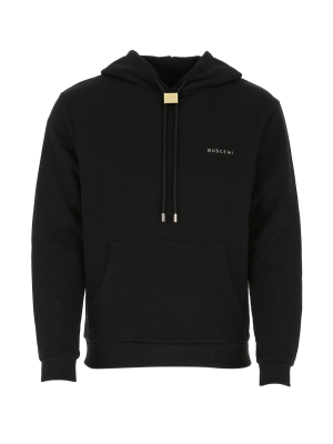 Buscemi Logo Plaque Hoodie