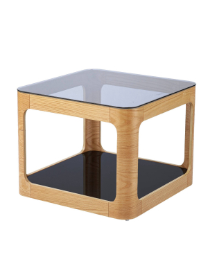 Gebsdon Two-tier End Table Natural - Aiden Lane