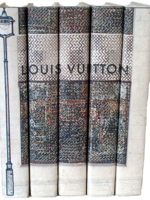 Fashion Stack Of Books, Louis Vuitton