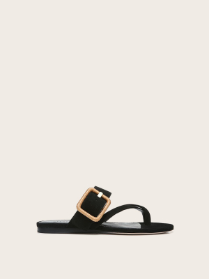 Salva Crisscross Suede Sandal