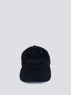 Black Corduroy New York Hat