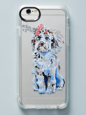Casetify Dog In Bloom Iphone Case