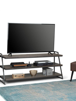 56" Ellery Tv Stand Carbon Stain - Wyndenhall