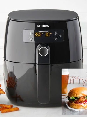 Philips Avance Airfryer & Williams Sonoma Test Kitchen Airfryer Cookbook