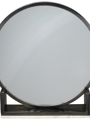 Jamie Young Odyssey Standing Mirror In Antique Iron