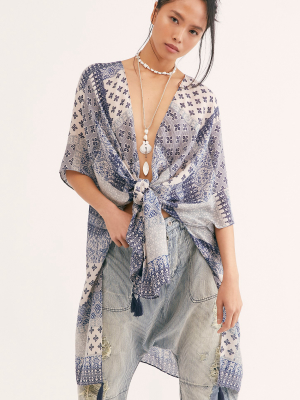 Georgia Patchwork Print Kimono