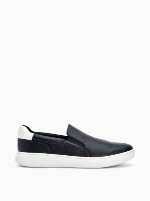 Fortun Tumbled Leather Slip-on Sneaker