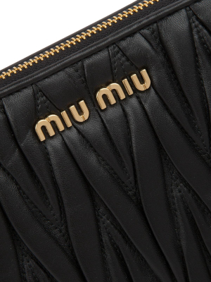 Miu Miu Matelassé Clutch Bag