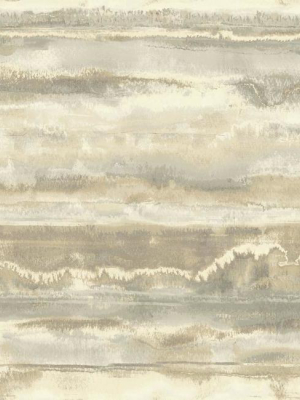 High Tide Wallpaper In Sand From The Botanical Dreams Collection By Candice Olson For York Wallcoverings