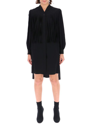 Fendi Fringed Shirt Dress