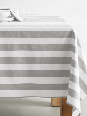 Open Kitchen By Williams Sonoma Chambray Stripe Tablecloth