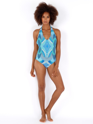 Havana Geo Low V Back One Piece