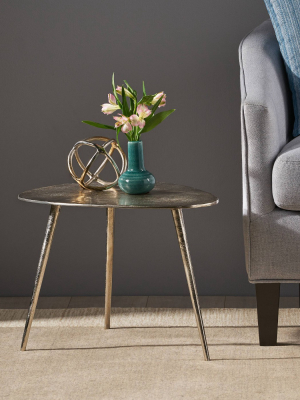 Gosse Industrial Modern End Table Dark Gray - Christopher Knight Home