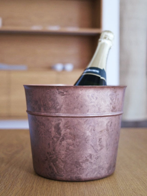 Ice Pail Wine Cooler - Pink Copper