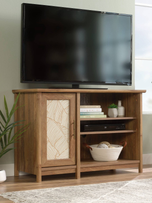 Coral Cape Tv Stand Sandoori Light Brown - Sauder