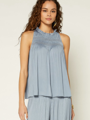 Smocked Halter Top