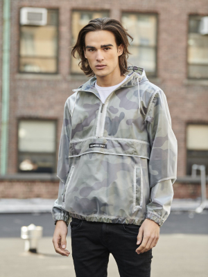 Bogo - Men's Printed Camo + Translucent Layering Jacket