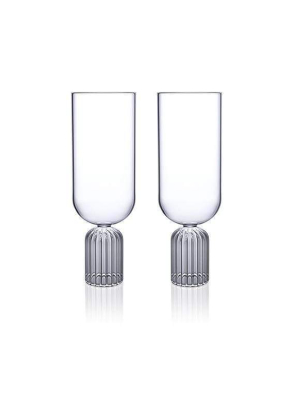 Fferrone May Tall Medium Glass - Set Of 2