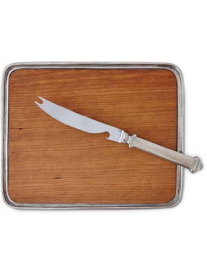 Bar Tray With Knife