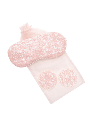 Victoria's Secret Sequin Eye Mask & Pasties Set