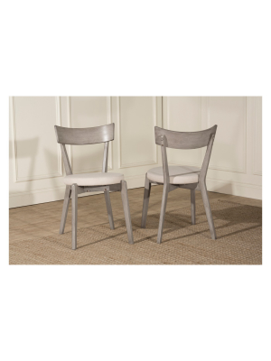 Set Of 2 Mayson Dining Chair Gray - Hillsdale Furniture