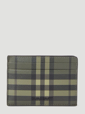 Burberry Check Print Cardholder