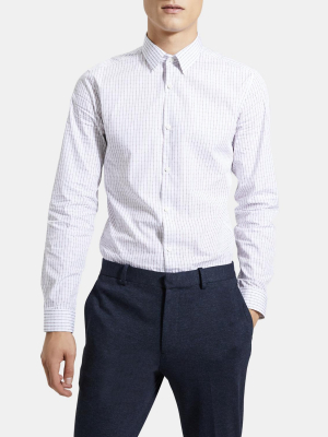 Slim-fit Shirt With Point Collar