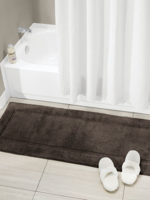 Mdesign Soft Cotton Spa Mat Rug For Bathroom - 60" X 21"