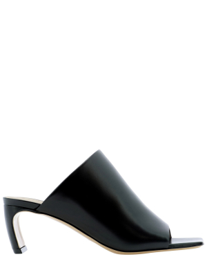 Lanvin J Heel Mules