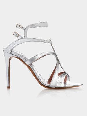 Jasmine Silver Metallic Calf