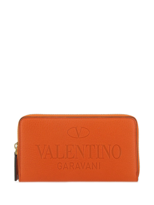 Valentino Logo Continental Wallet